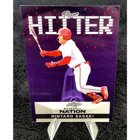 2025 Rintaro Sasaki 2/8 Pure Hitter Acetate Top Ranked Prospect Stanford - Picture 1 of 3